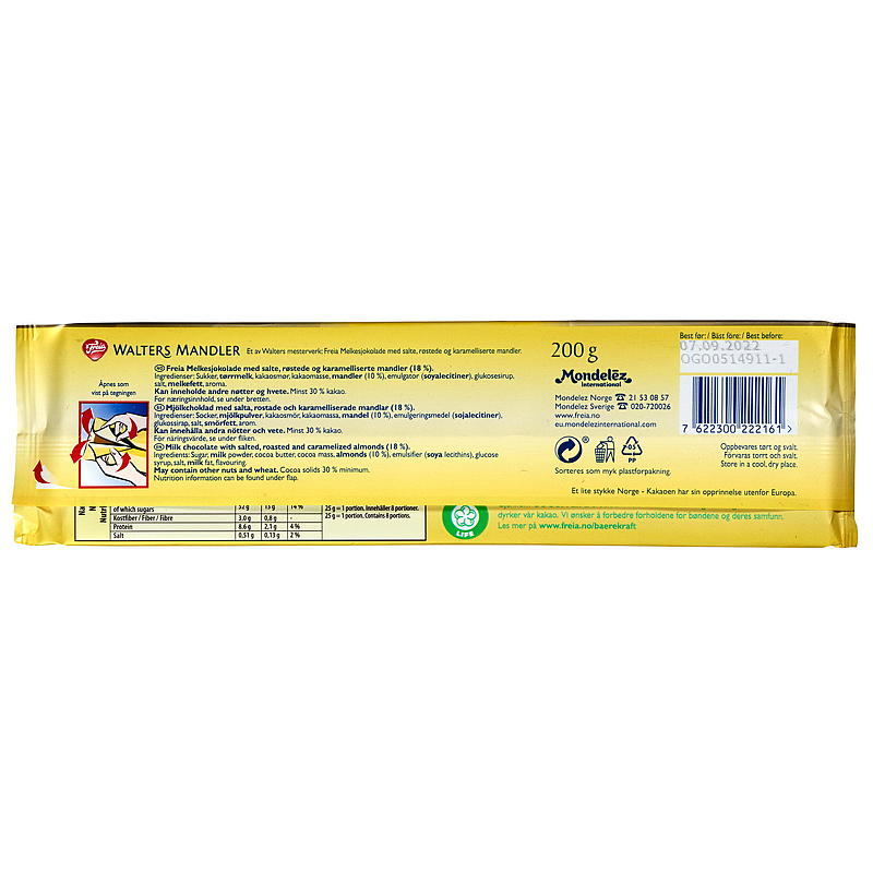 Freia Walters Mandler 200 g Freia