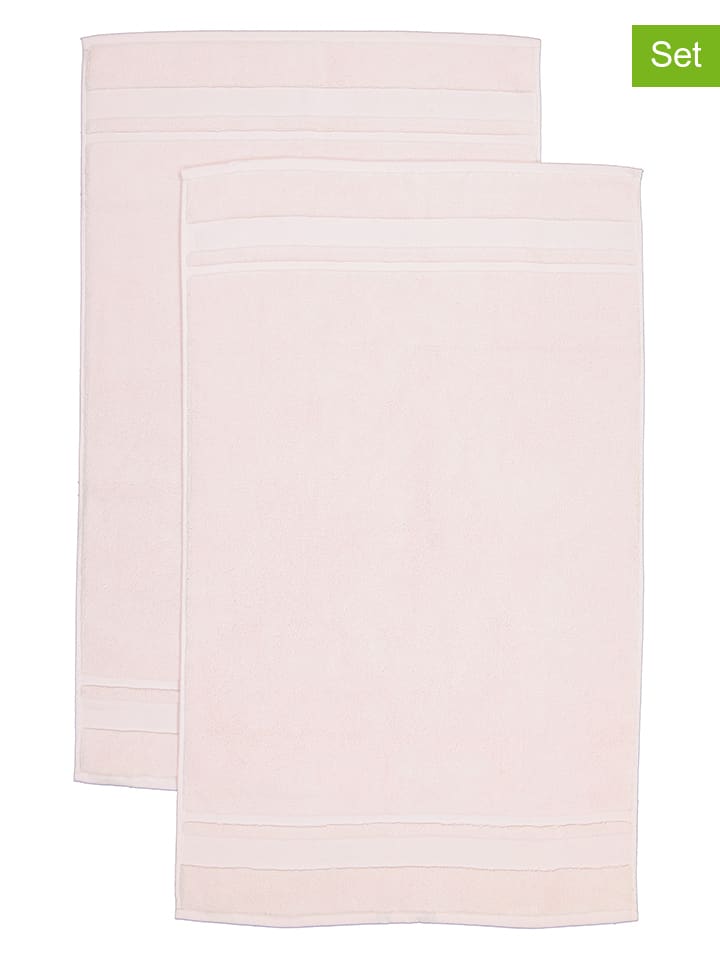 avance 2er-Set: Premium-Badvorleger in Rosa - (L)100 x (B)60 cm günstig kaufen onesize