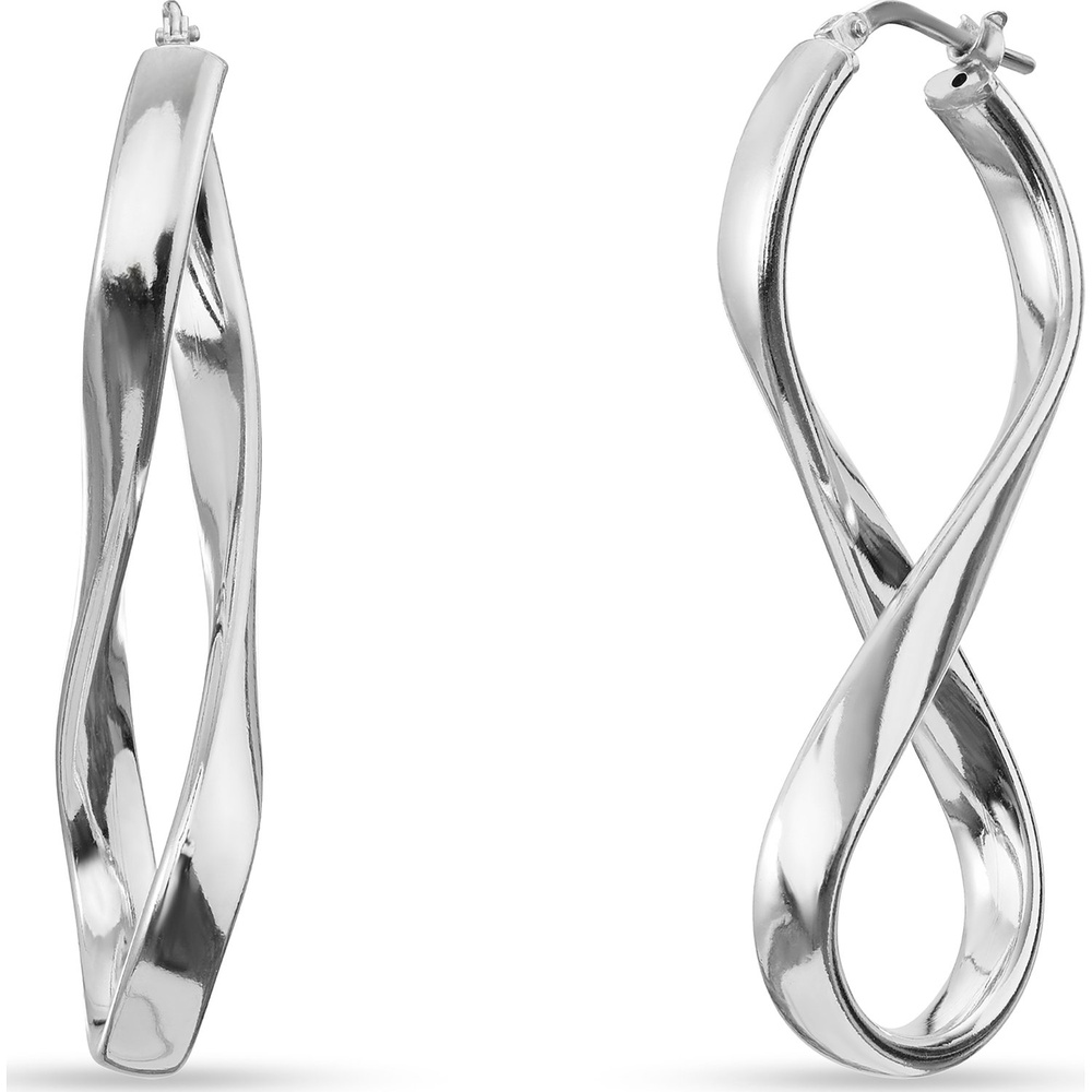 FAVS Créoles 925 Argent Boucles d'oreilles