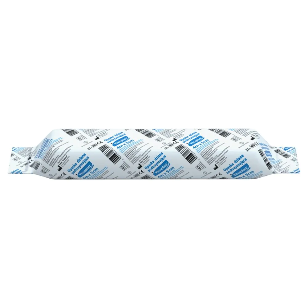Viscoplast, bandagem de suporte tricotada, 0,05 x 4 m