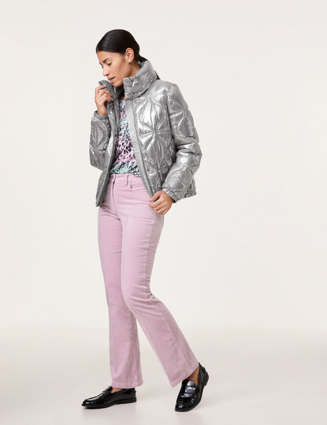 Outdoorjacke mit metallischem Finish