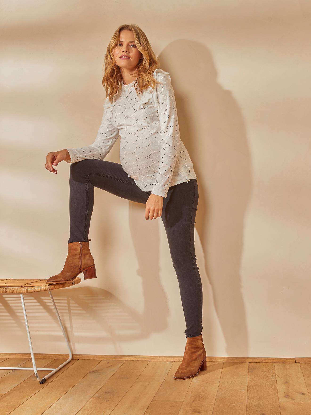 Super skinny de grossesse denim brut
