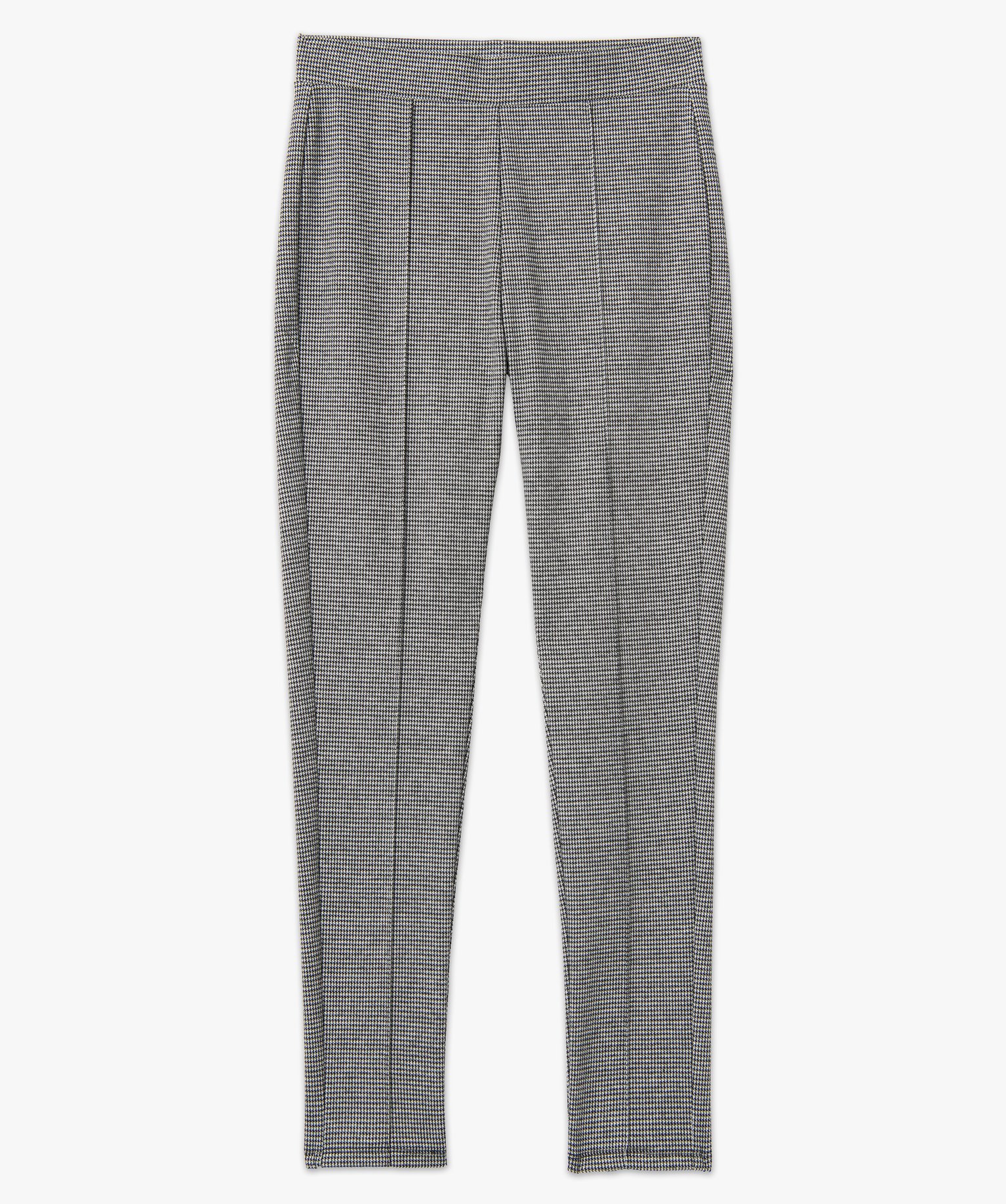 Legging femme à motif pied de poule imprime | GEMO