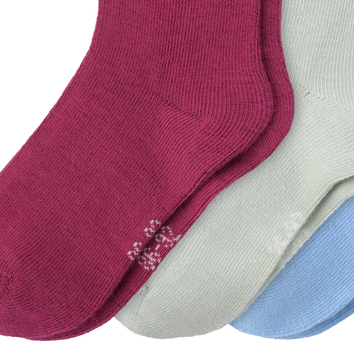 3 Paar Baby Socken im Farb-Mix