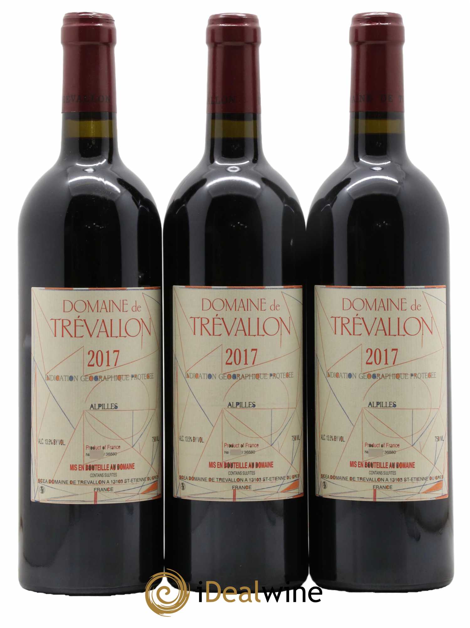 IGP Alpilles Trévallon (Domaine de) Eloi Dürrbach  2017 - Lot de 6 Bouteilles