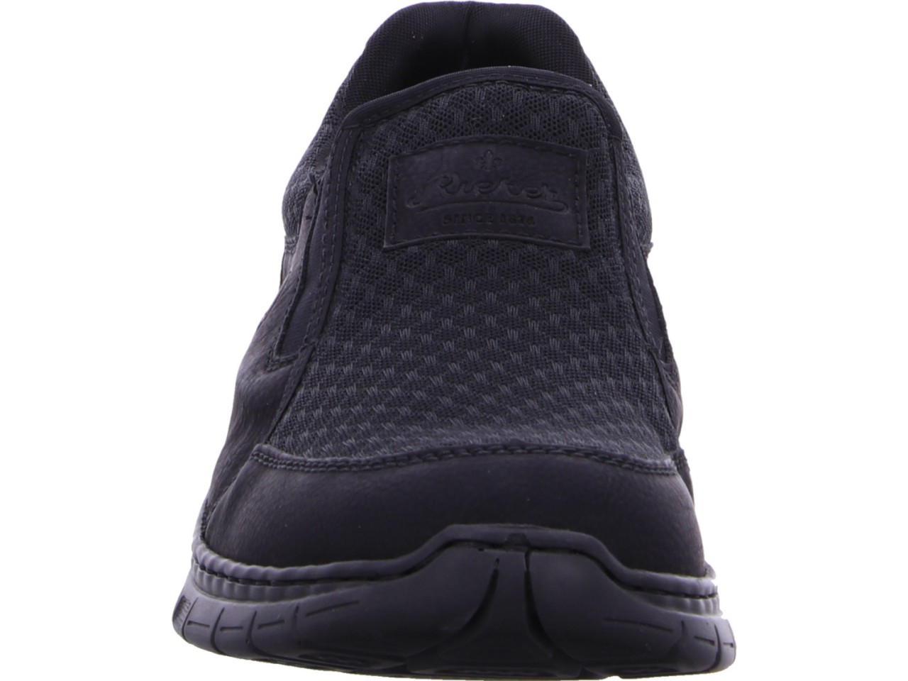 RIEKER Sportliche Slipper schwarz