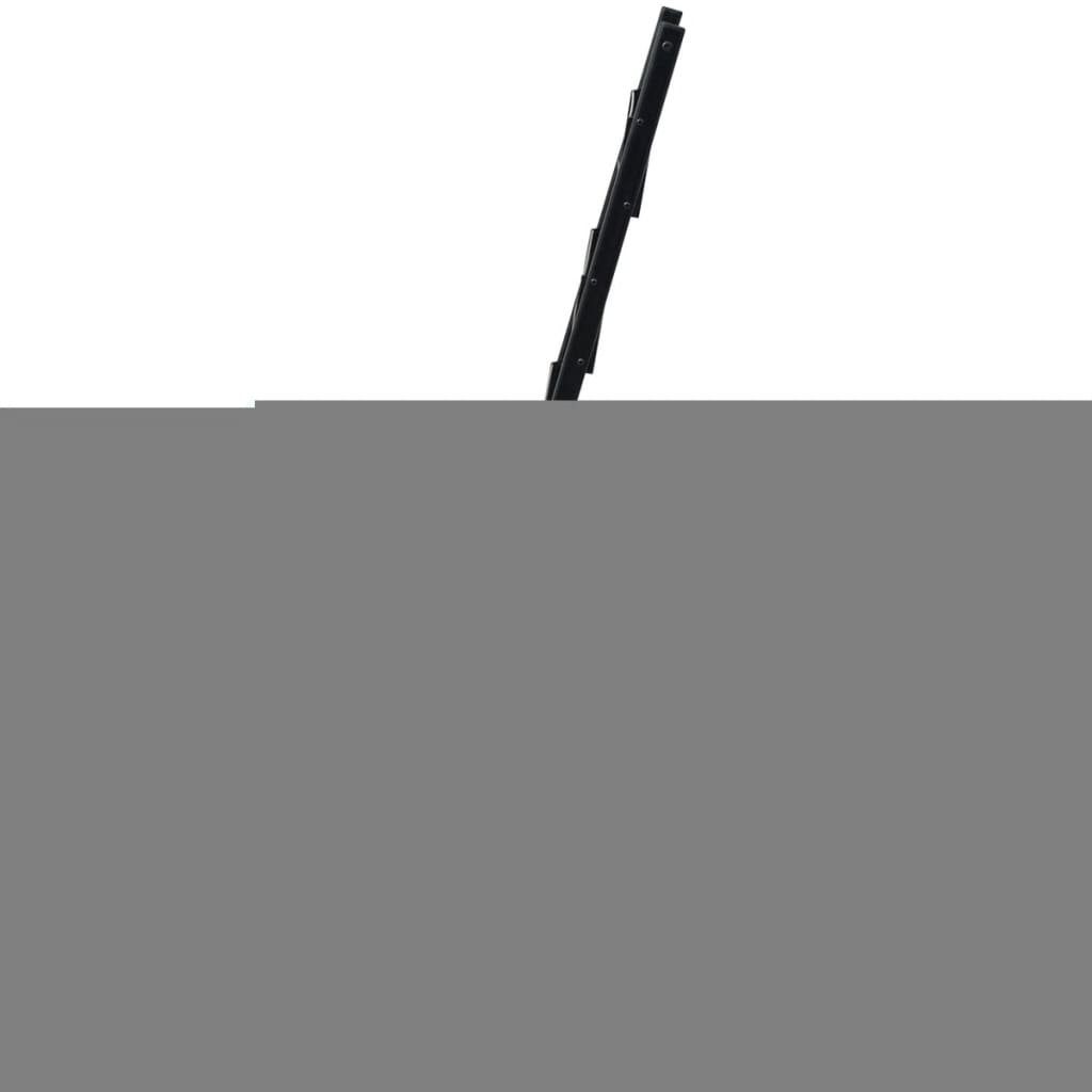 vidaXL Zeitungsständer Zeitschriftenständer 47,5×43×133 cm Schwarz A4