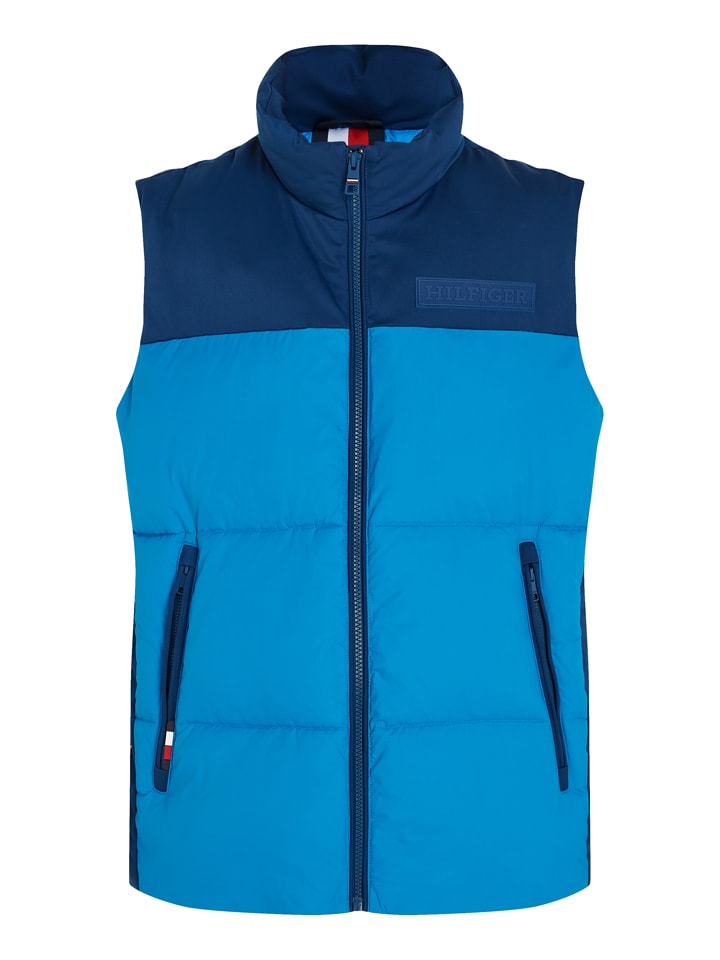 Tommy Hilfiger Weste in Blau günstig kaufen
