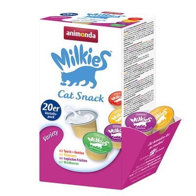 20 + 5 gratis! 25 x 15 g Animonda Milkies Mixpakete