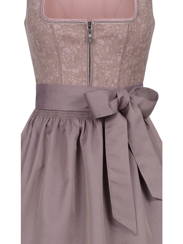 Nübler Midi Dirndl Gerlis in Mauve günstig kaufen