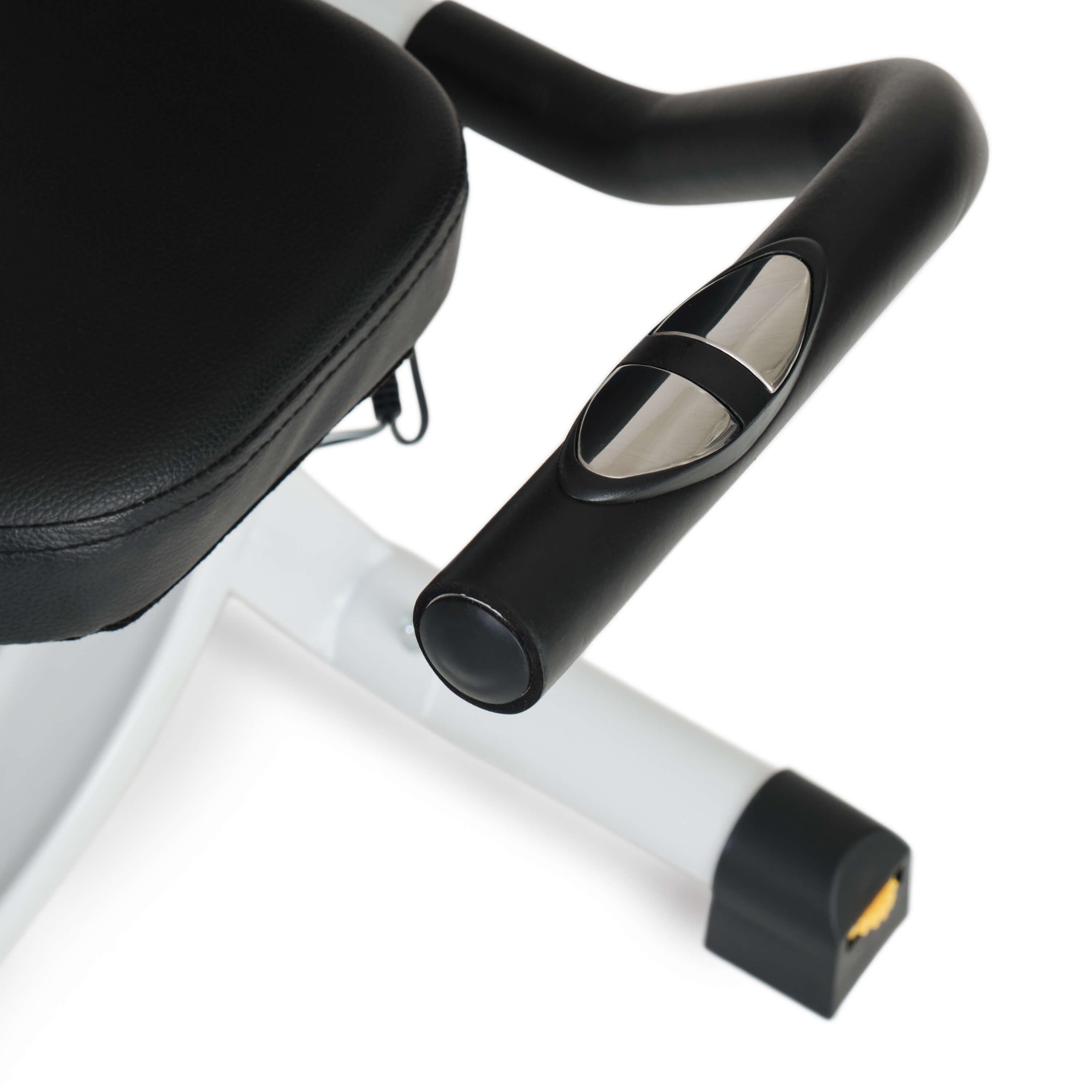 SportPlus Heimtrainer SP-RB-9500-W-iE, Liegeheimtrainer, App Kompatibilität, 6 Trainingsprogramme, weiß