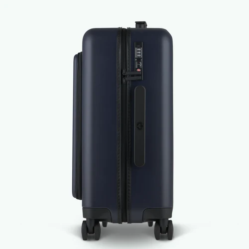 CDG 4-wheel hard-shell suitcase, Hoi An navy blue pouch