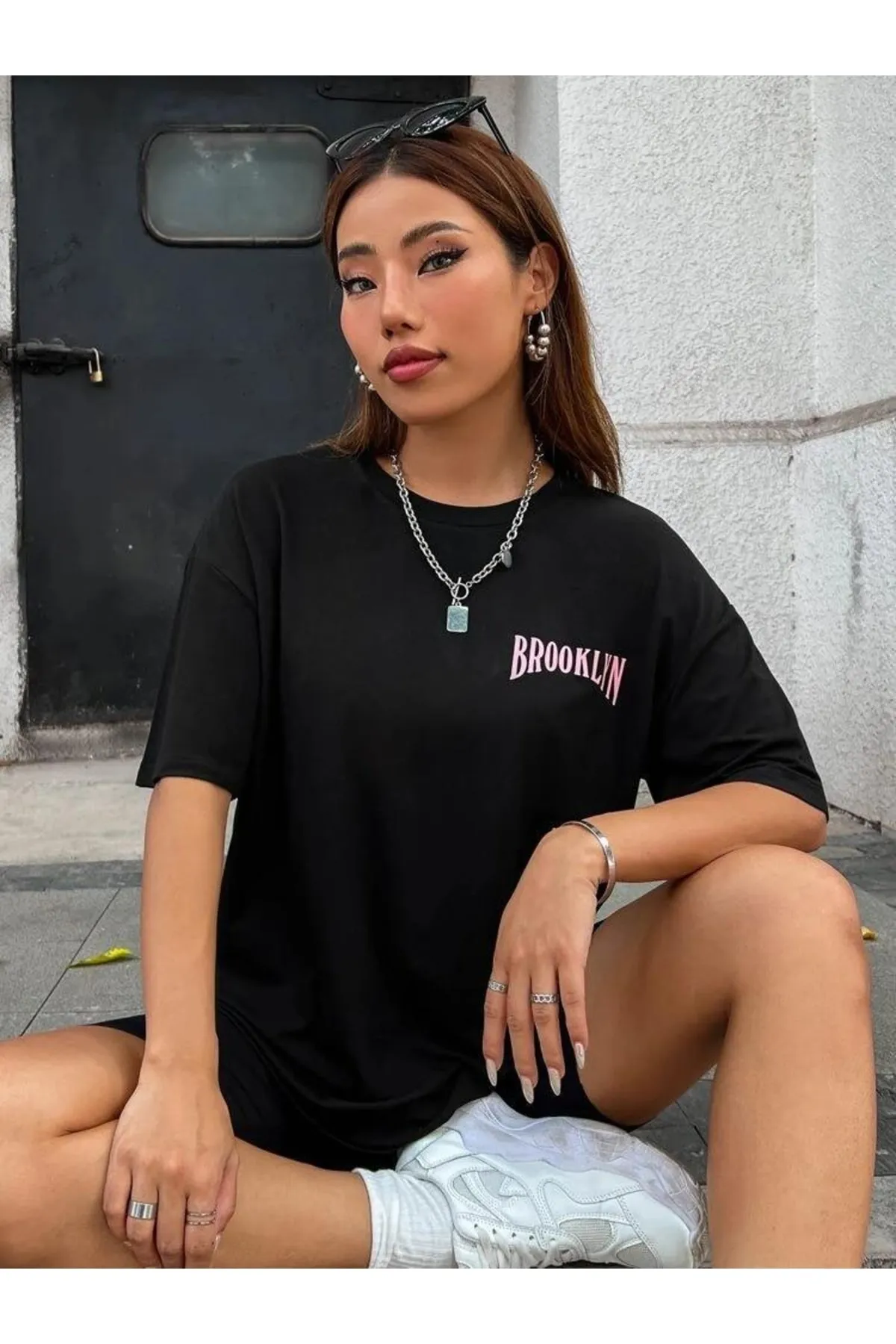 MOONBULL  T-Shirt - Schwarz - Oversized