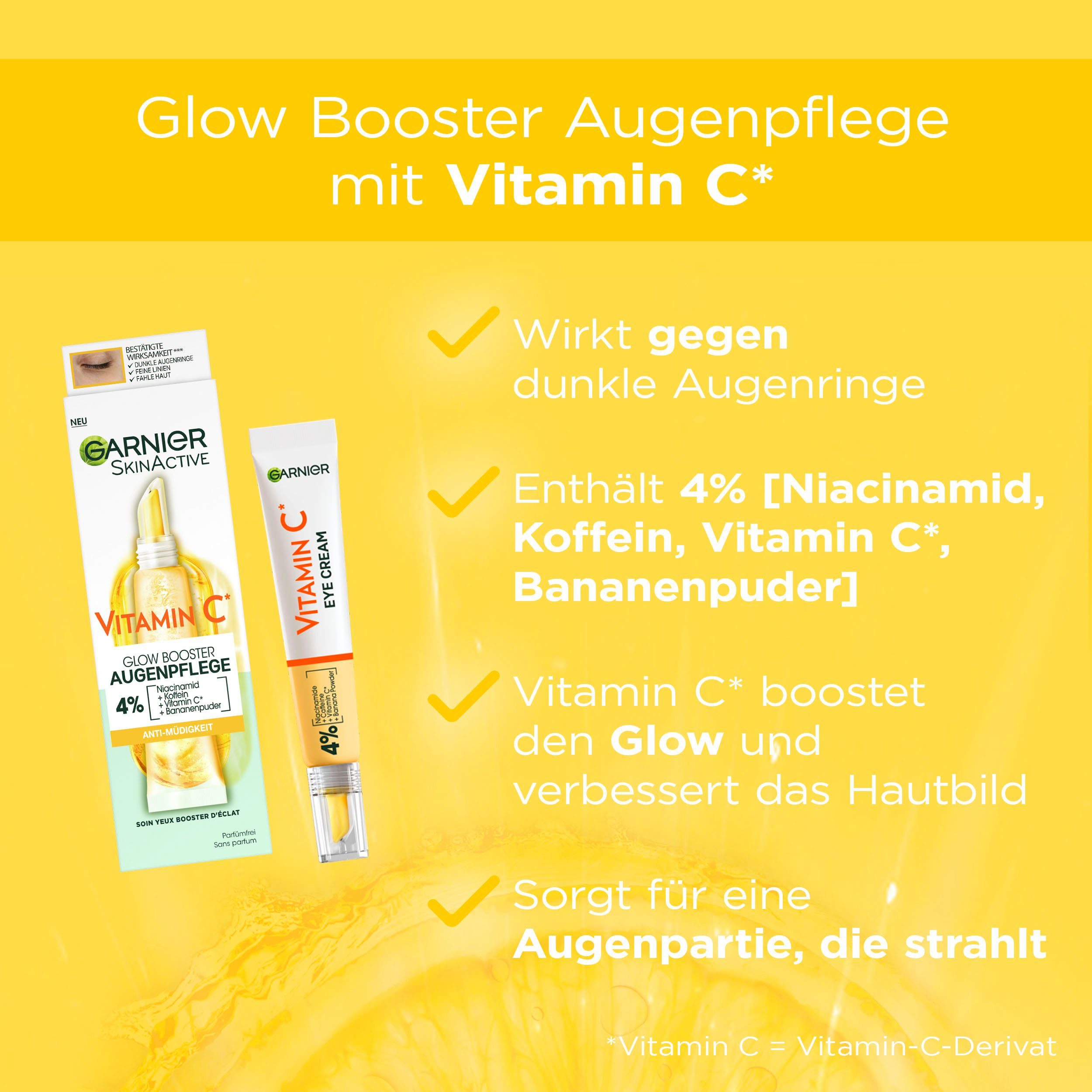 GARNIER Gesichtspflege-Set Vitamin C & BB Cream Set, 4-tlg.