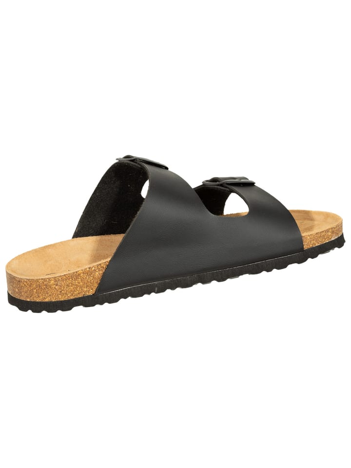 SALIHA Hausschuhe ® Bioline-Pantolette in schwarz günstig kaufen