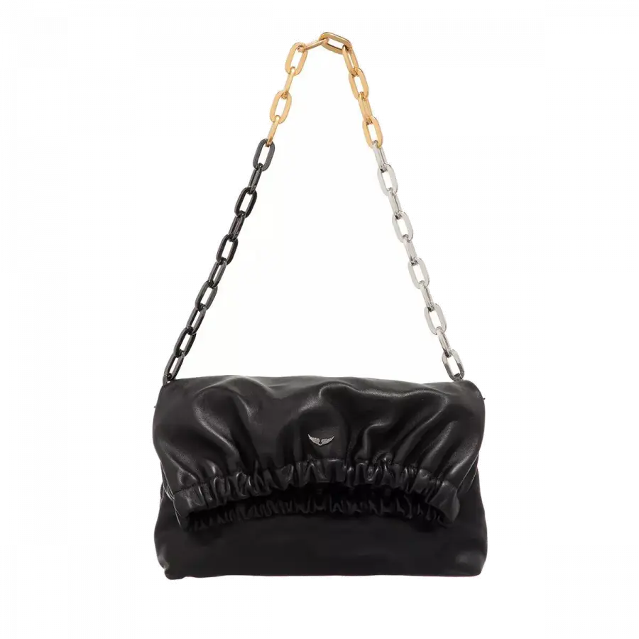 Zadig & Voltaire - Zadig & Voltaire Shoulder Bags Metallkette Black - schwarz