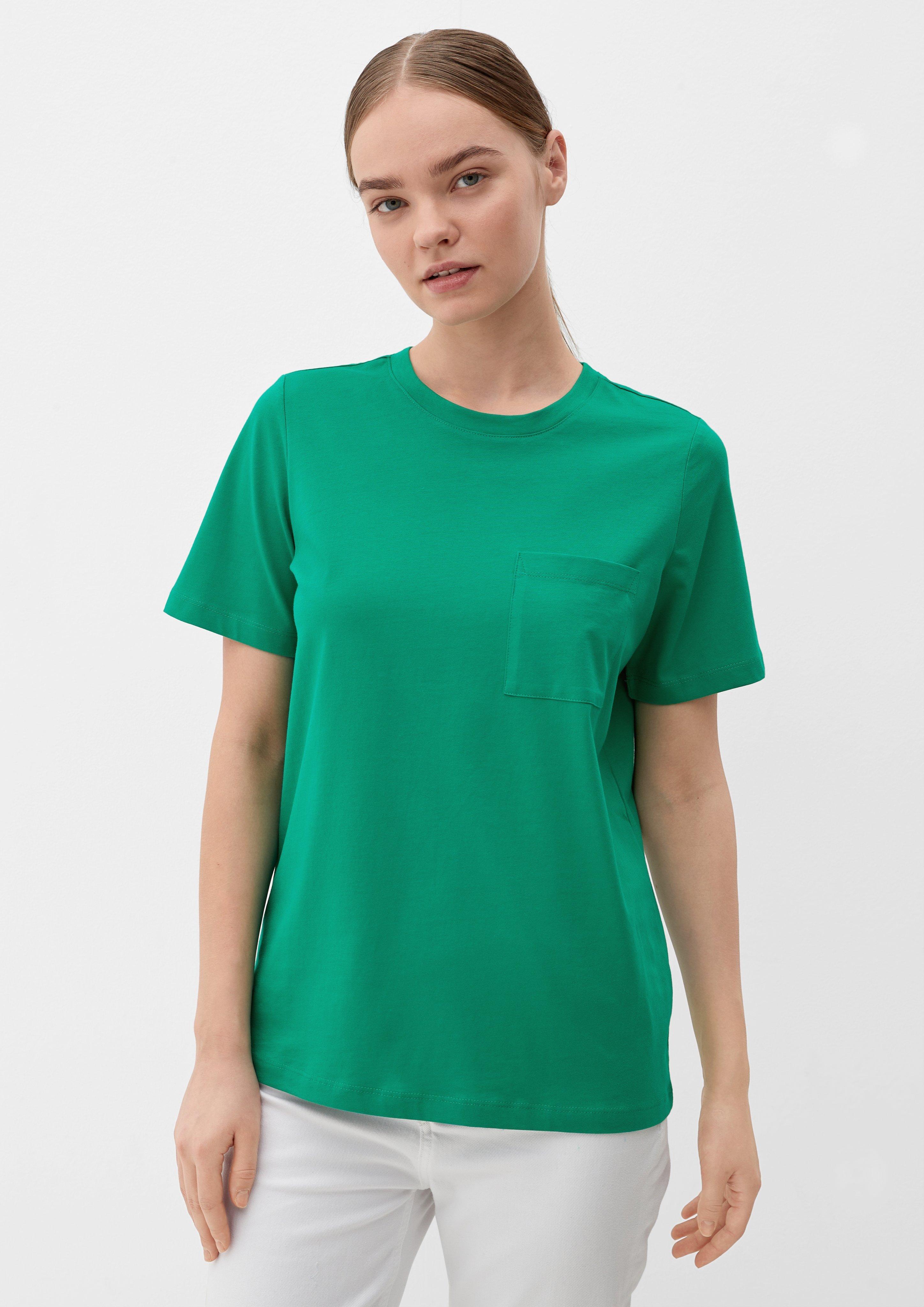 T-Shirt mit Brusttasche  2129620-7646