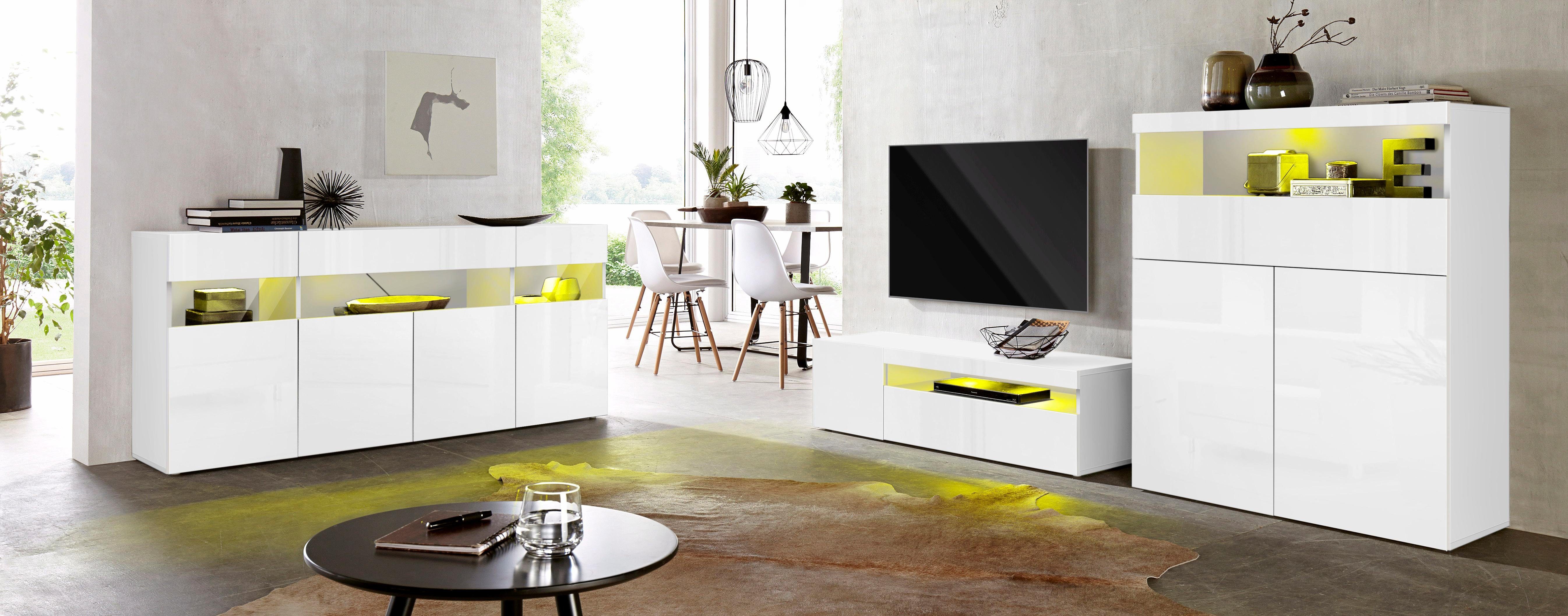 Tecnos Highboard, Breite 100 cm, ohne Beleuchtung