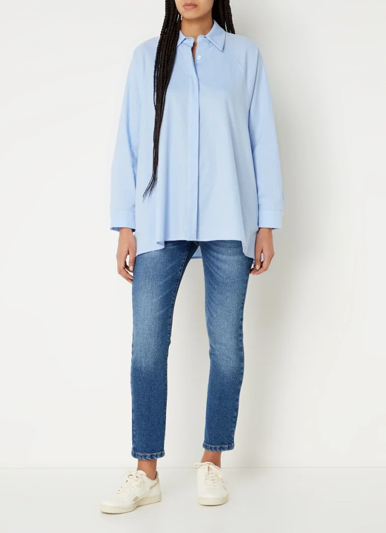 Alchemist Lilias high-waist skinny cropped jeans made of organic cotton with a dark wash