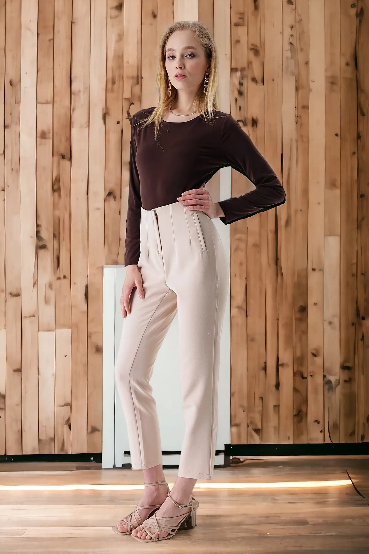 HAKKE  Hose mit hohem Bund und doppeltem Schlag