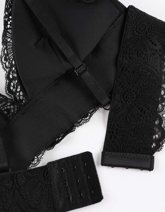 Bustier - Spitzenbesatz
