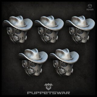 Cyber Gunslinger Heads (5)