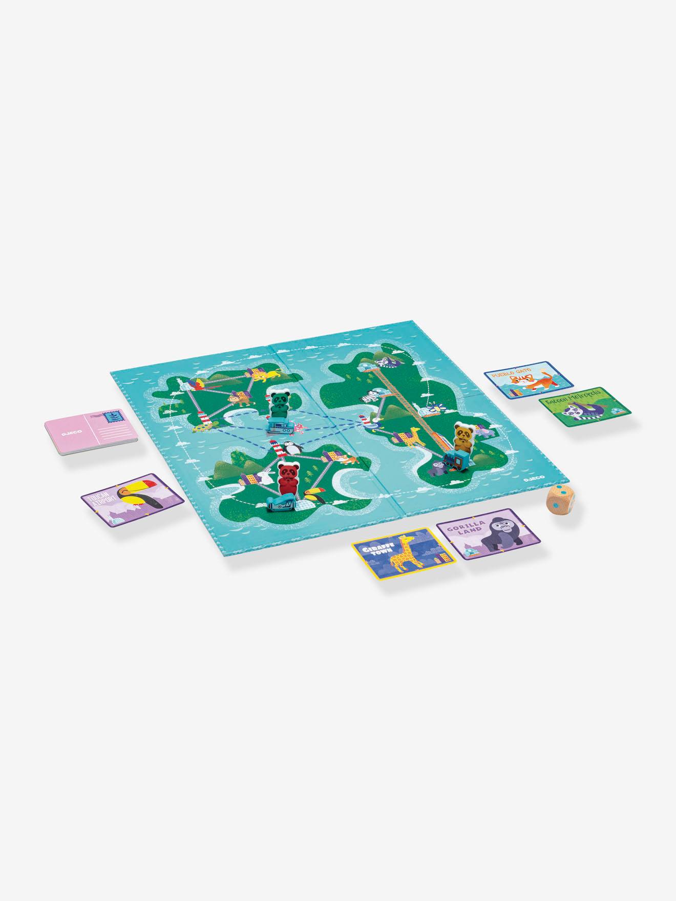 Djeco Brettspiel REISE UM DIE WELT DJECO FSC MIX - blau