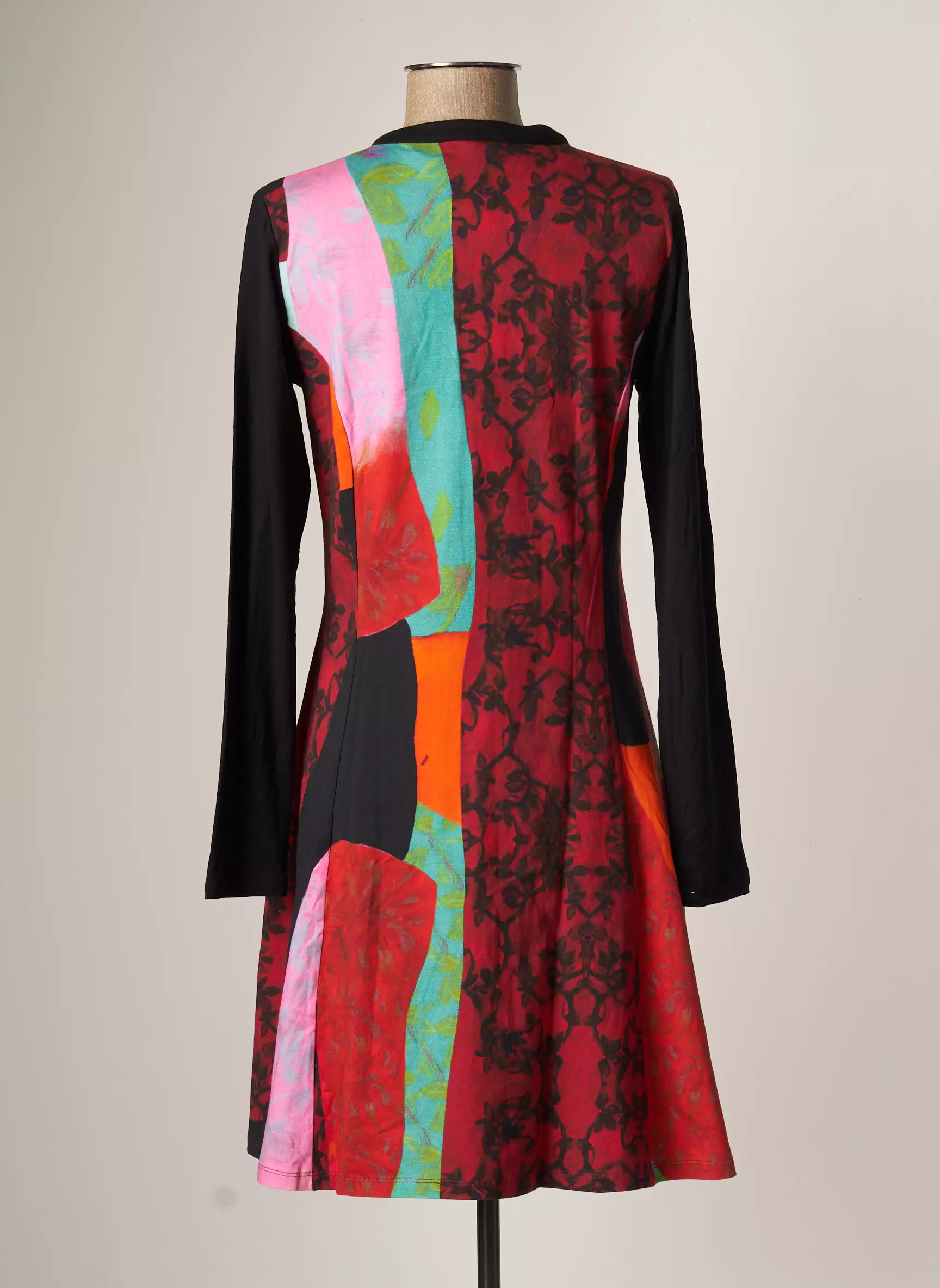 Aventures Des Toiles Robes Mi Longues Femme couleur rouge