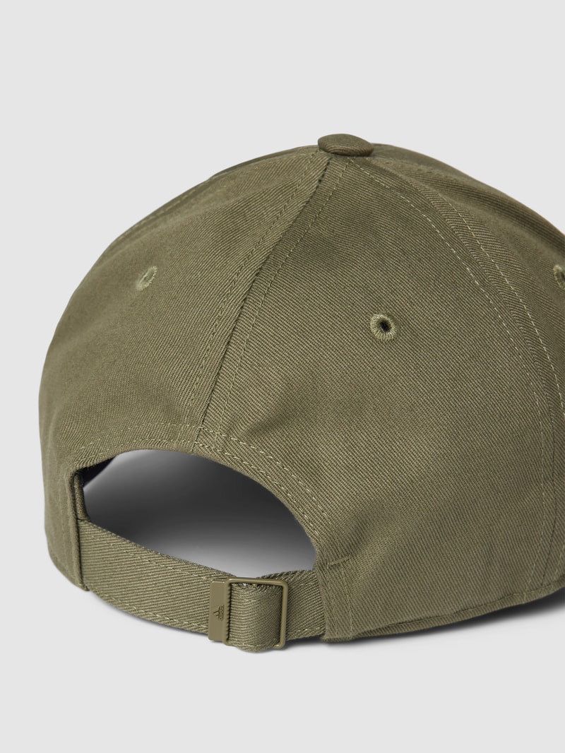 Basecap aus reiner Baumwolle in olivgrün