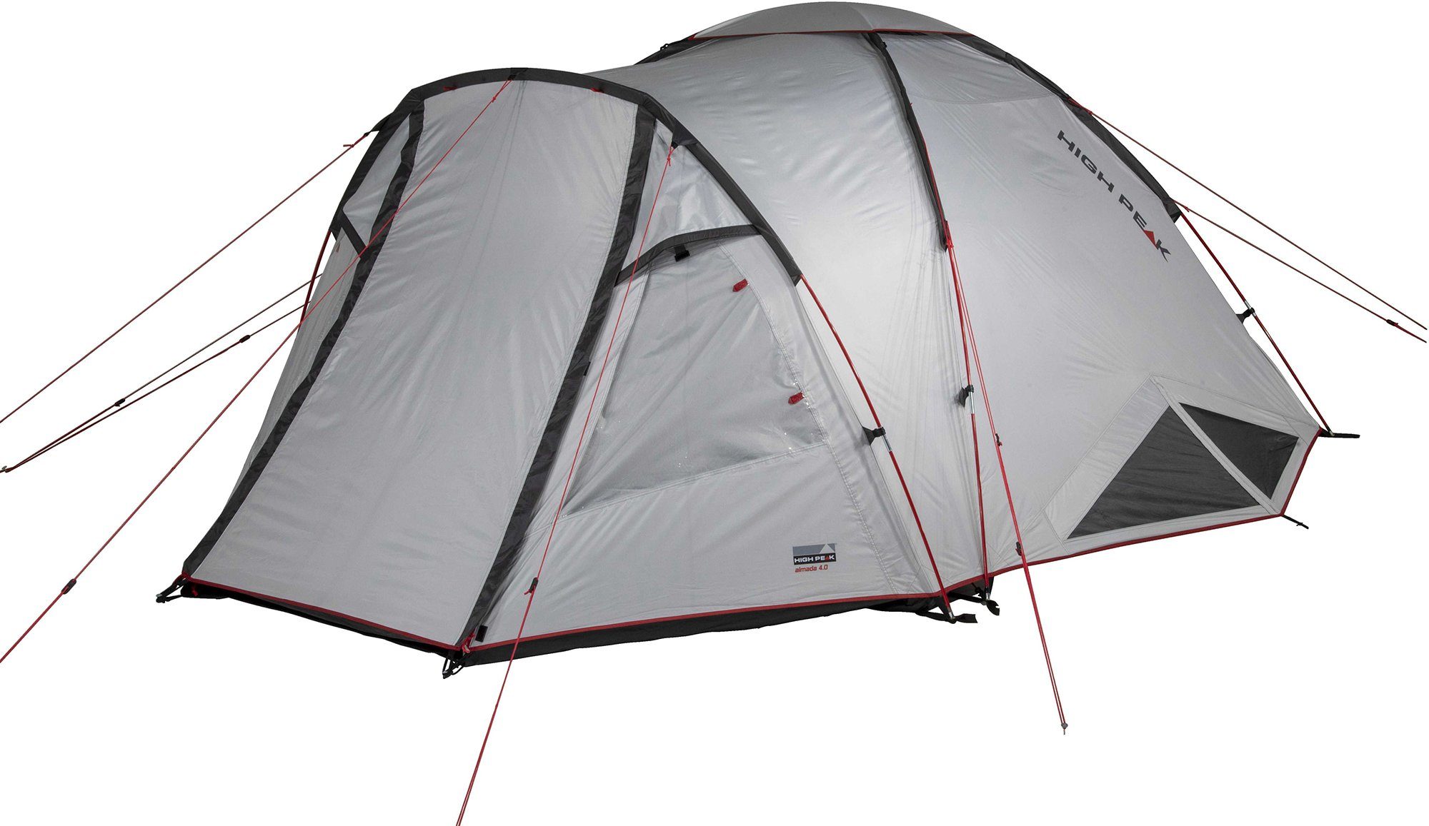 High Peak Kuppelzelt Zelt Almada 4.0, Personen: 4 (mit Transporttasche)