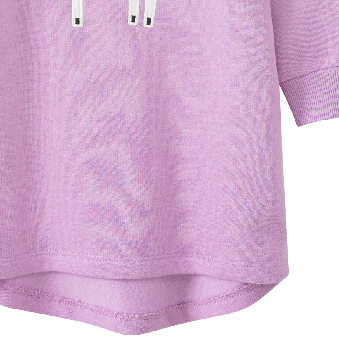 Mädchen Sweatkleid mit Einhorn-Applikation
