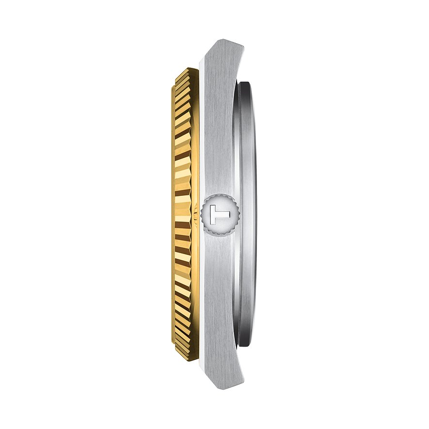 Tissot Herrenuhr PRX Powermatic 80 Stahl & 18K Goldlünette