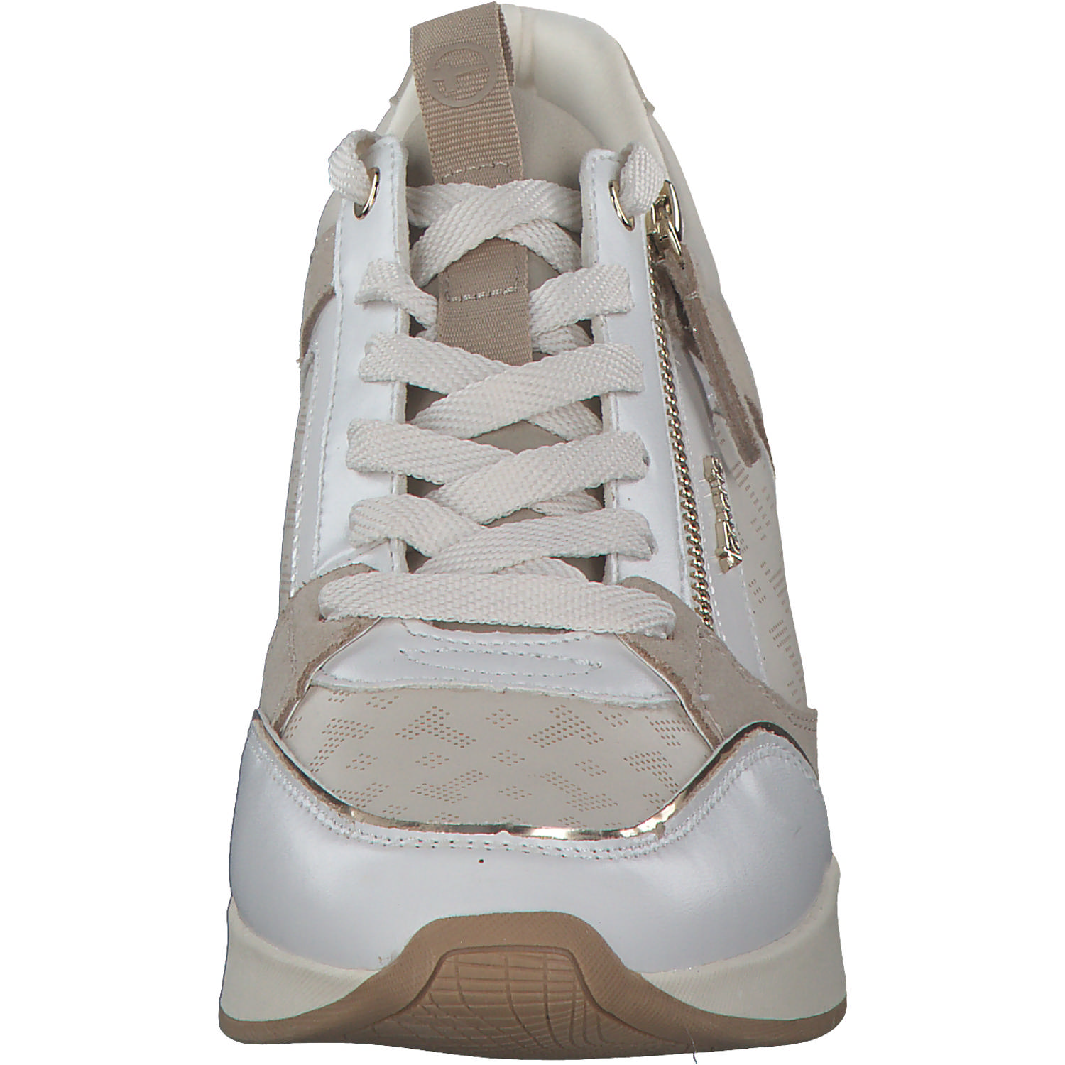 Tamaris 23703, Sneakers Low, Damen, WHITE COMB