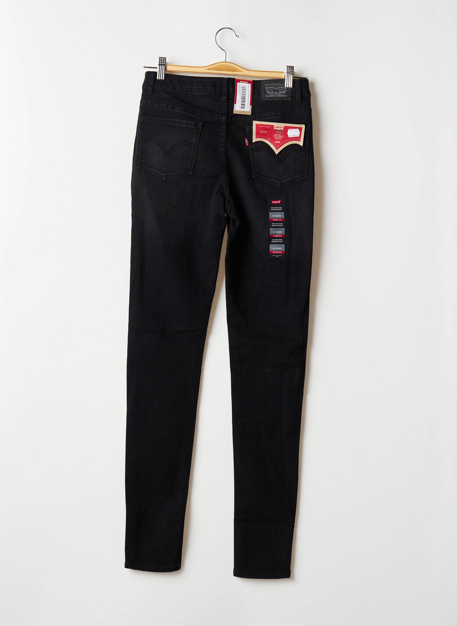 Levis Jeans Skinny Fille couleur noir