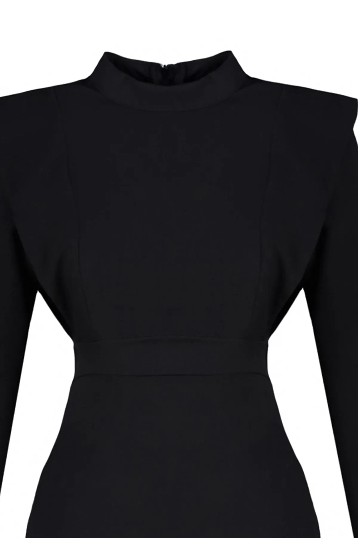 Trendyol Collection  Schwarzes Mini-Webkleid TWOAW23EL00900
