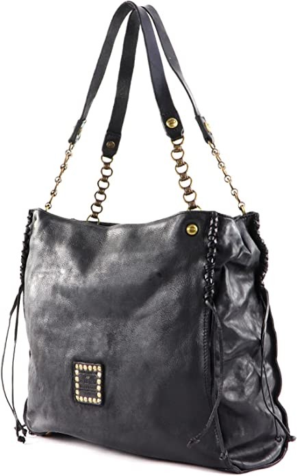 CAMPOMAGGI Handtaschen schwarz Shopping Bag L seams woven