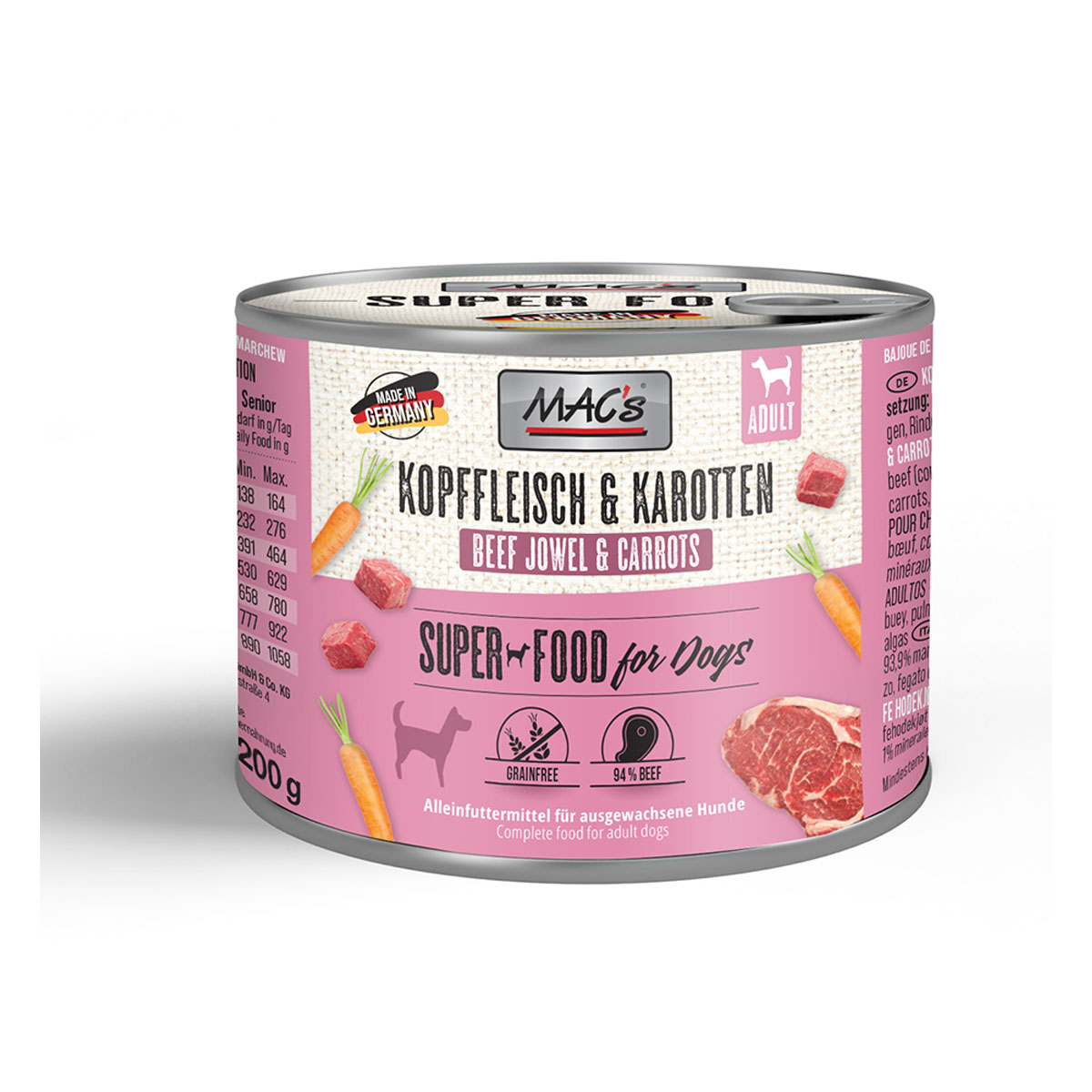 MAC's Dog Kopffleisch und Karotten günstig kaufen bei ZooRoyal