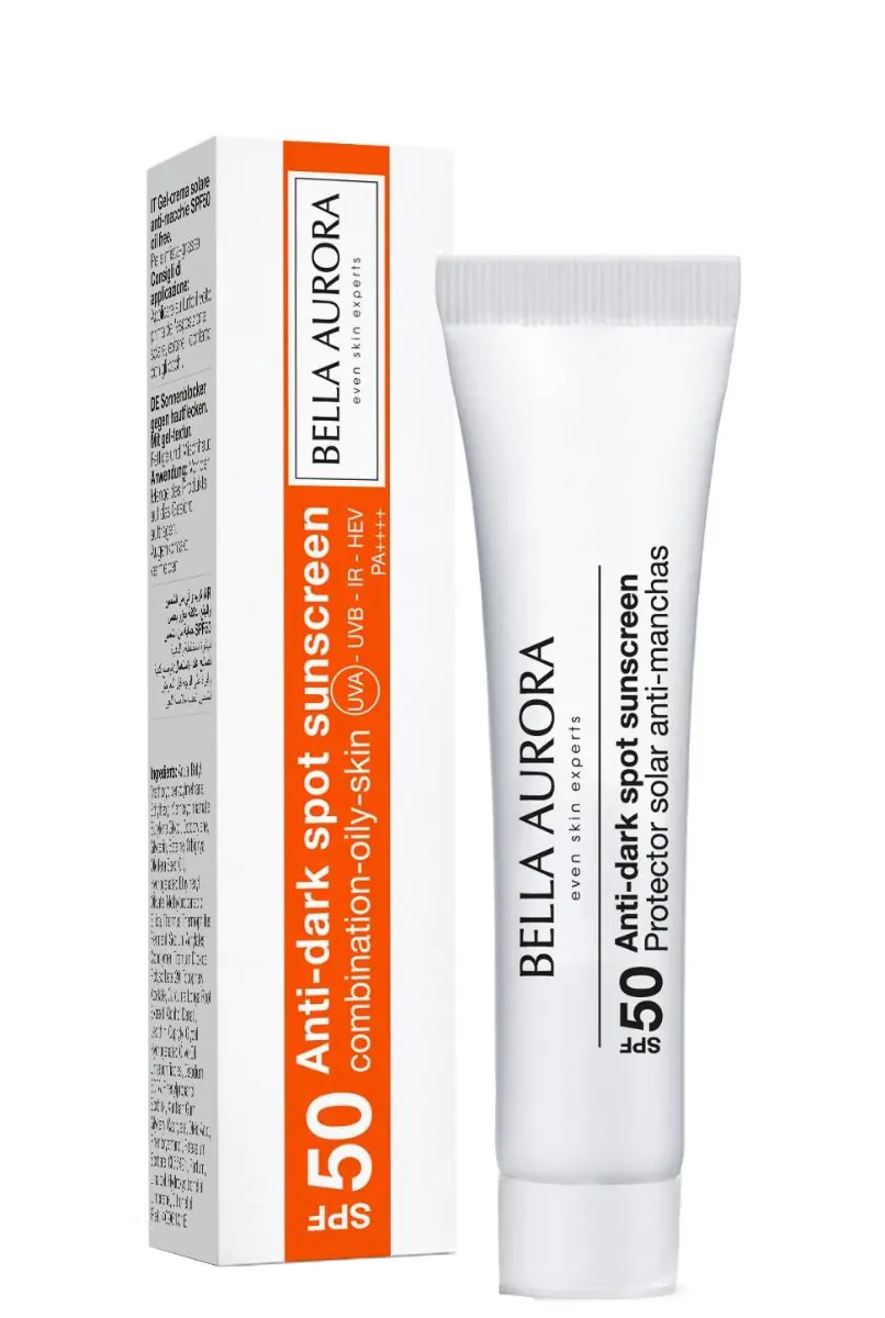 Bella Aurora Beschermende Gelcrème voor de vette en gecombineerde huid SPF50+, 10 ml