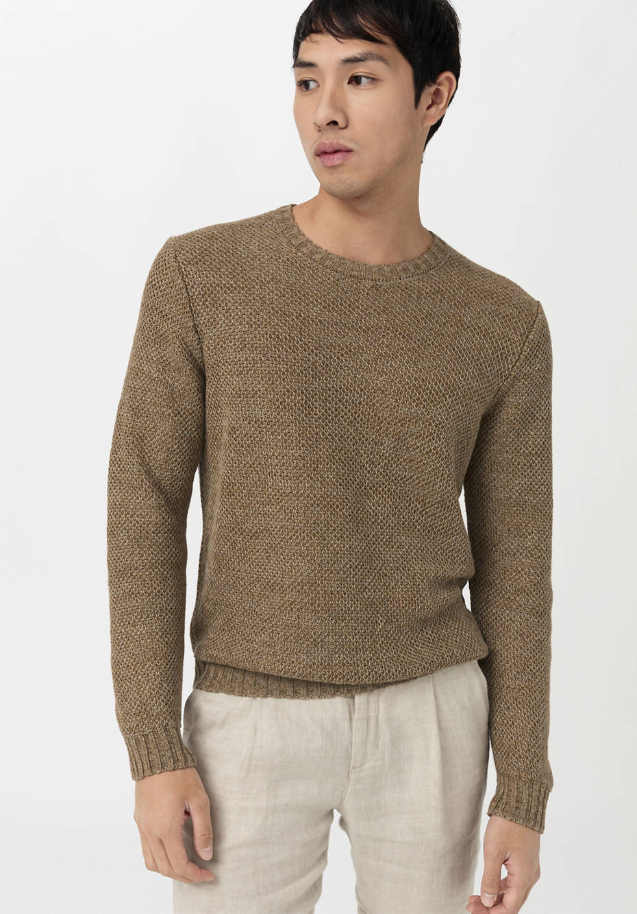 Pullover aus reinem Bio-Leinen