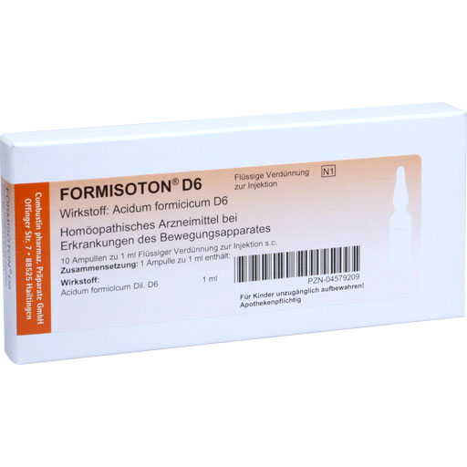 FORMISOTON D 6 Ampullen  10X1 ml  Ampullen