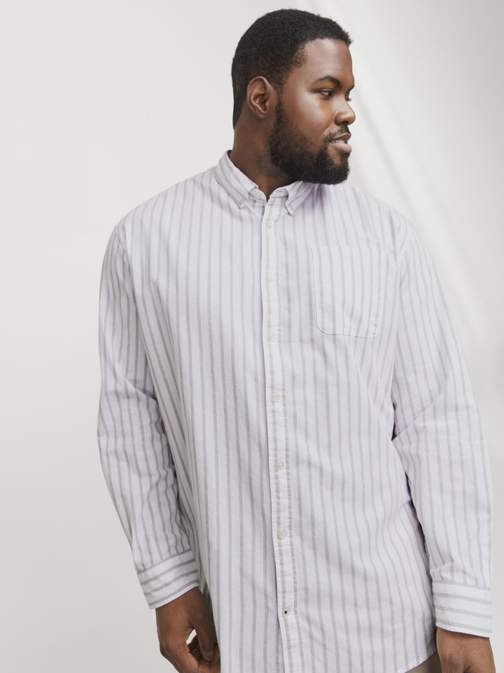 JACK & JONES PLUS Freizeithemd in Crockery günstig kaufen