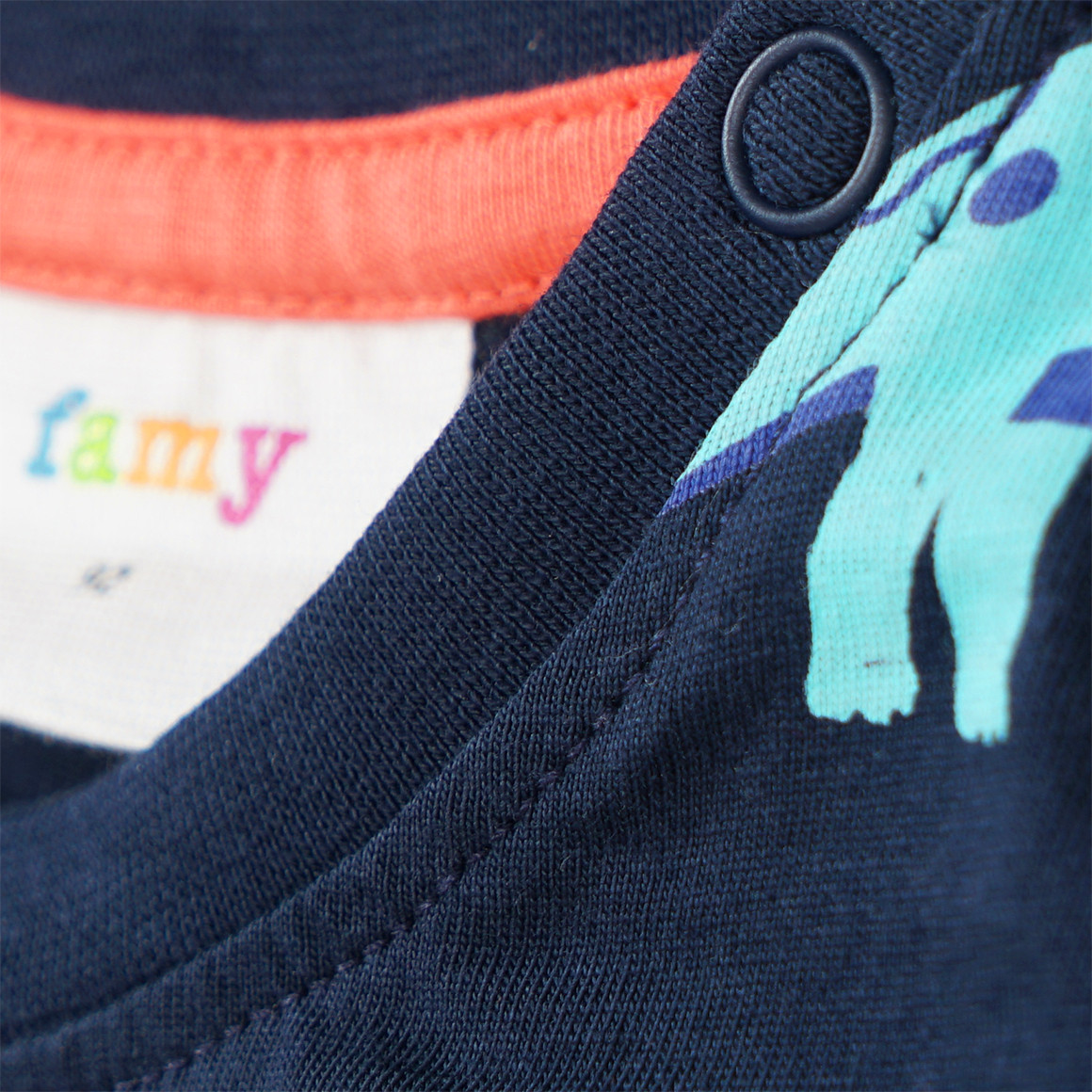 Baby Langarmshirt mit Dino-Allover