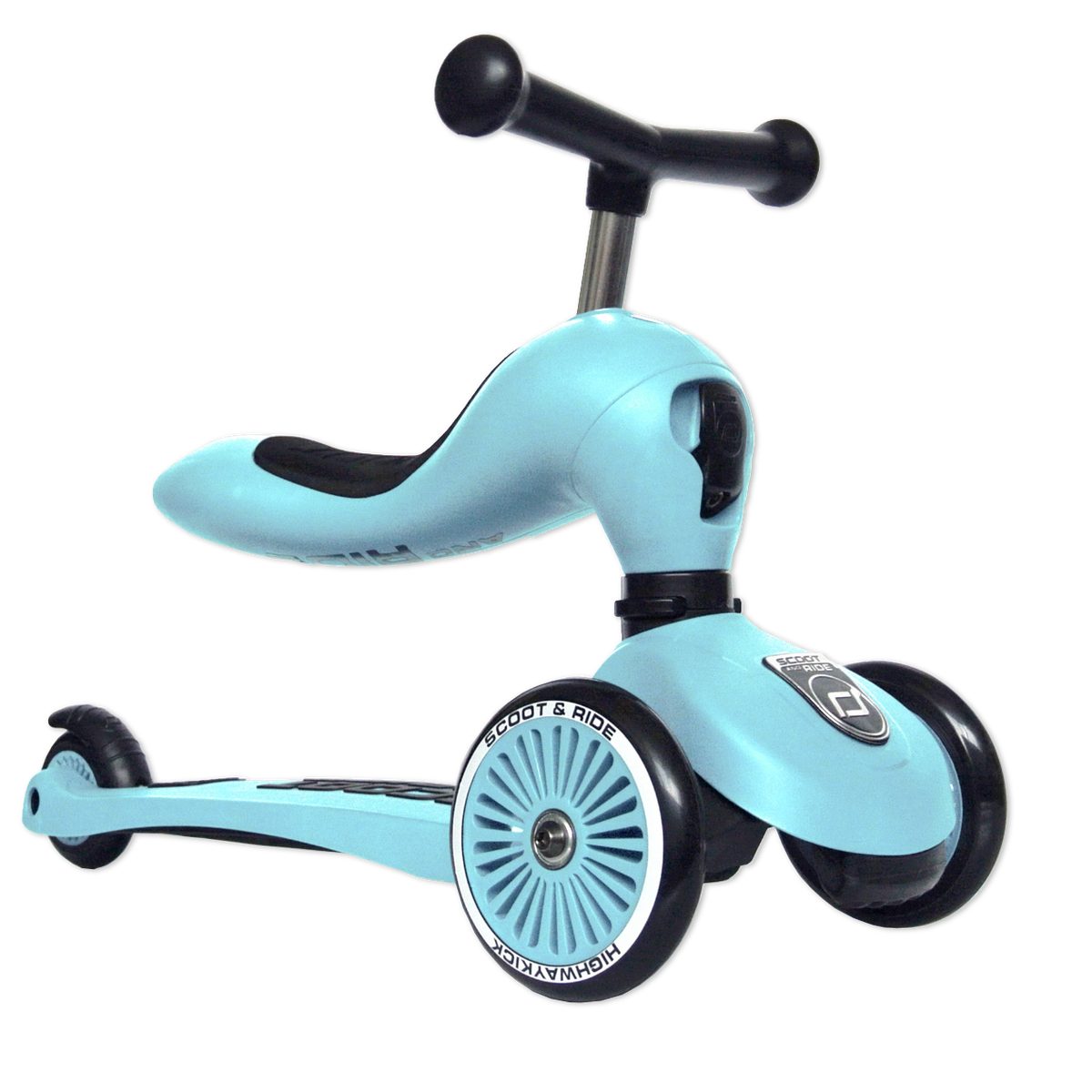 Scoot and Ride Kinderfahrzeug Lauflernhilfe Highwaykick 1 - Lauflernhilfe und Kickboard, Lauflernhilfe und Kickboard in einem
