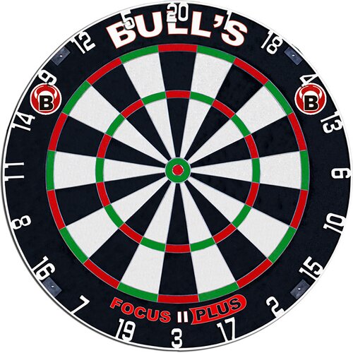 BULL'S DARTBOARD FOCUS II PLUS DART BOARD