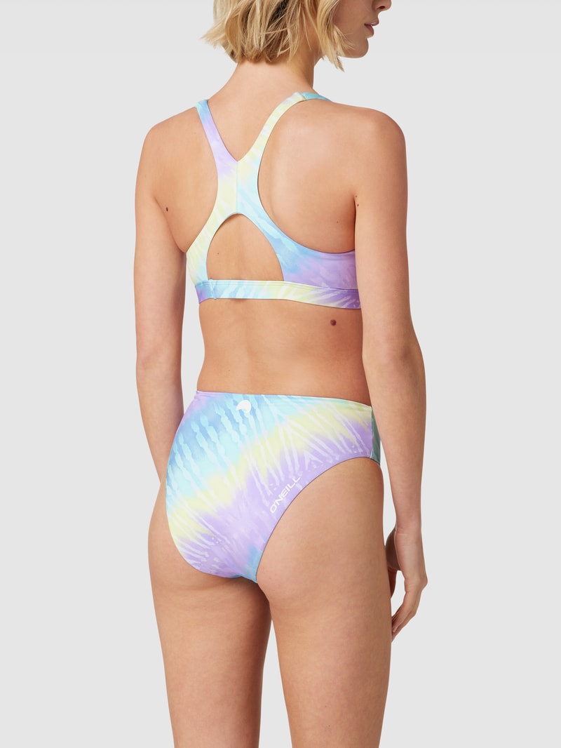 Bikini-Set mit Label-Details Modell 'HYPERFREAK' in flieder