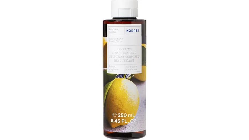 KORRES Basil Lemon Revitalisierendes Duschgel