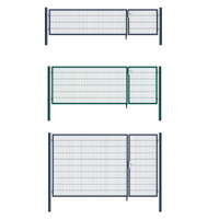Home Deluxe Doppelflügel Gartentor ADITUS grün - 160 x 350 cm