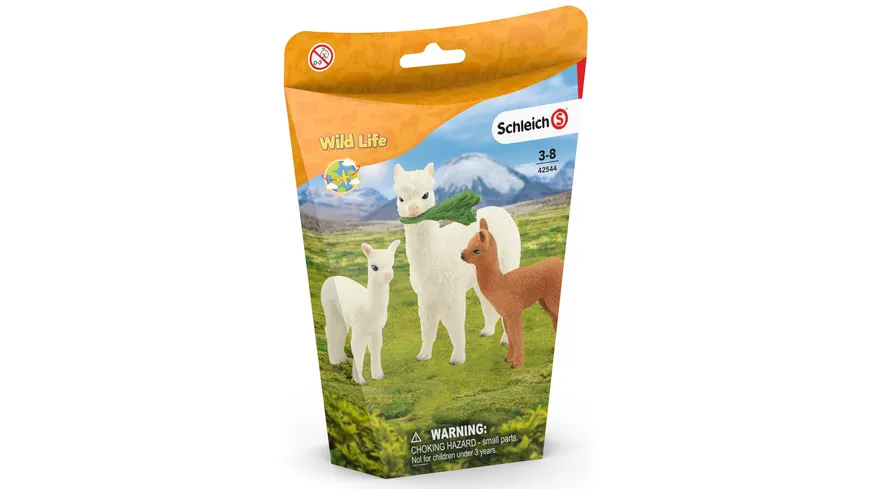Schleich 42544 - Wild Life - Alpakafamilie