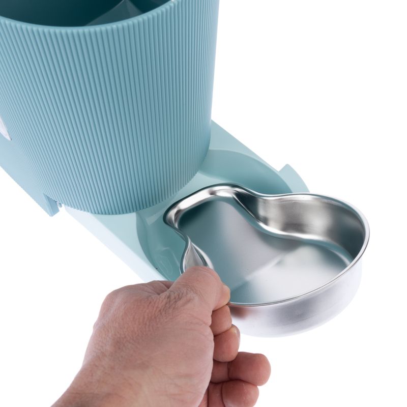 TIAKI Futter- und Wasserspender, hellblau zu TOP-Preisen | bitiba