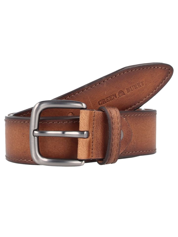 Greenburry Gürtel Leder in tan günstig kaufen 125 cm